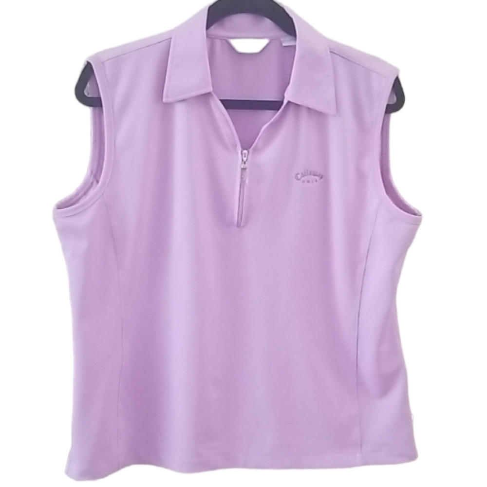 Callaway lilac golf top, size XL